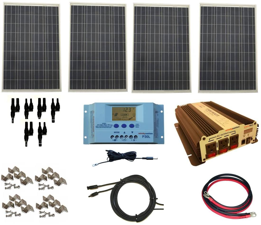 System panel grid on solar 